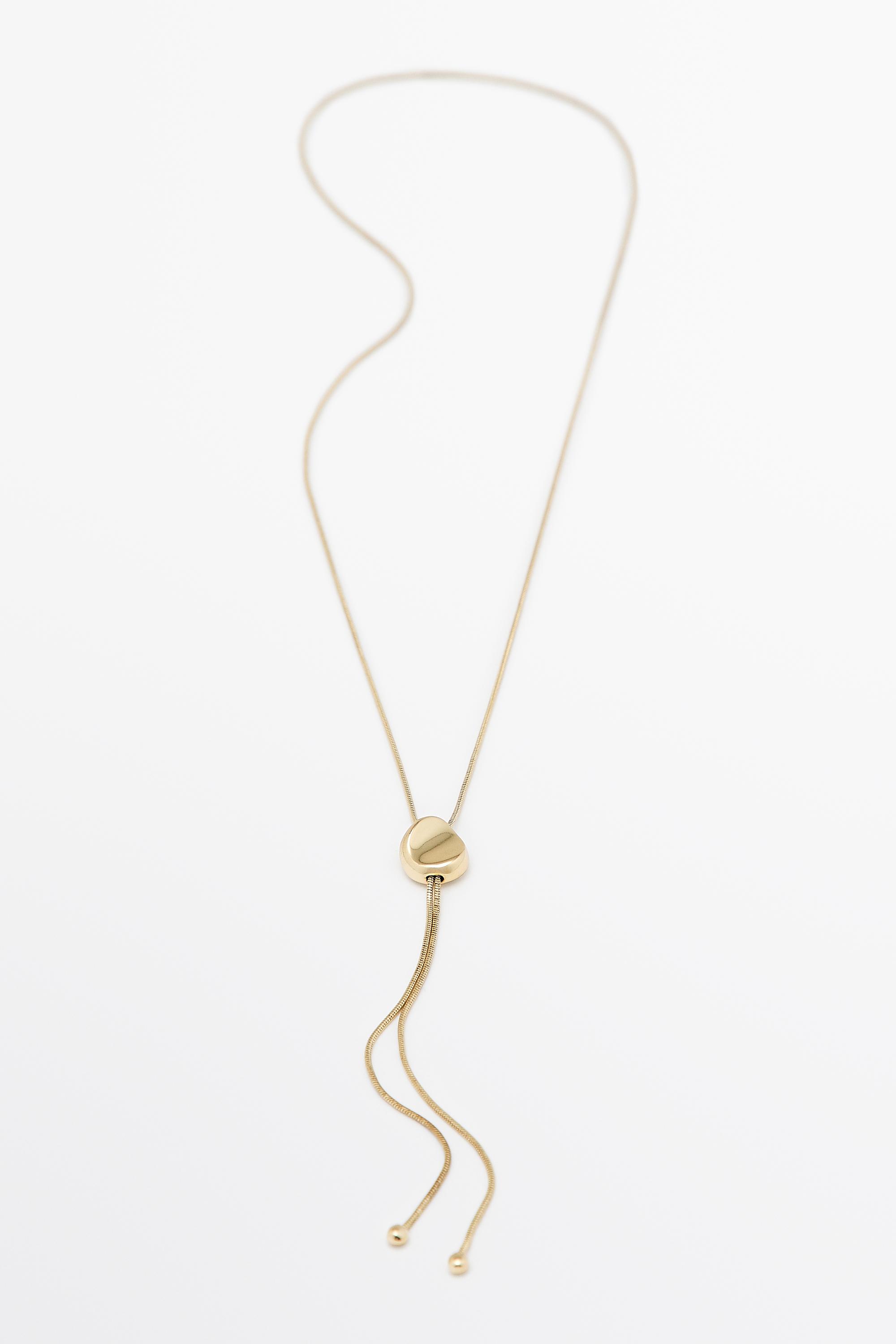 Lariat necklace — GOLDEN