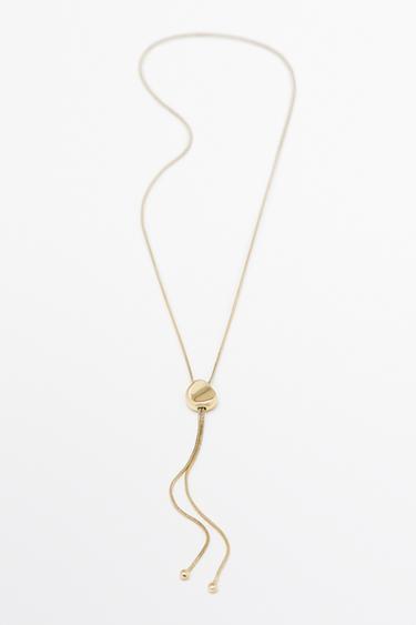 Lariat necklace — GOLDEN 2