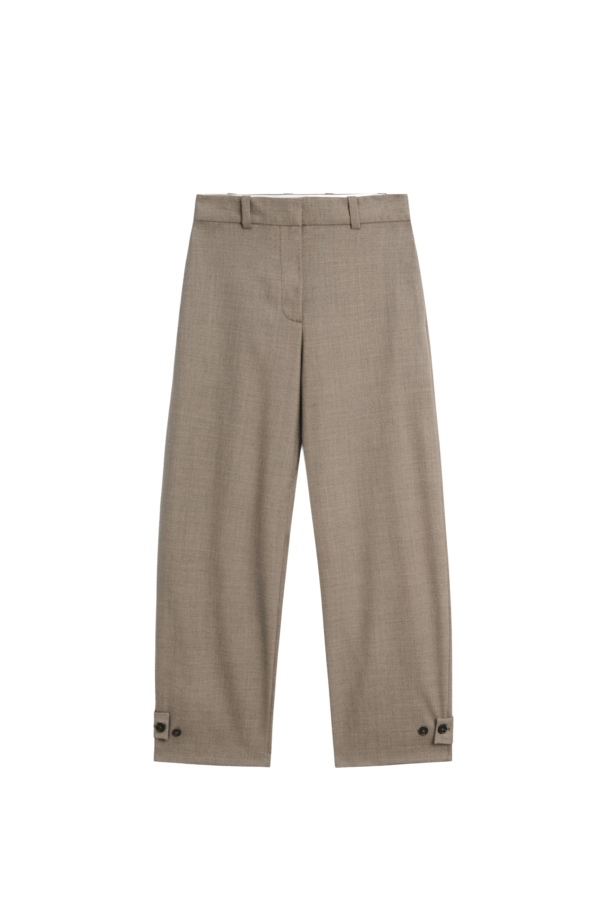 Massimo Dutti Pensli, paça detaylı %100 yün pantolon