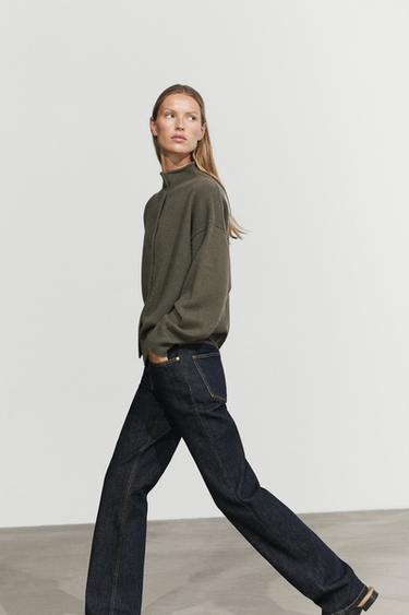 100% cashmere knit cardigan — GREEN 5