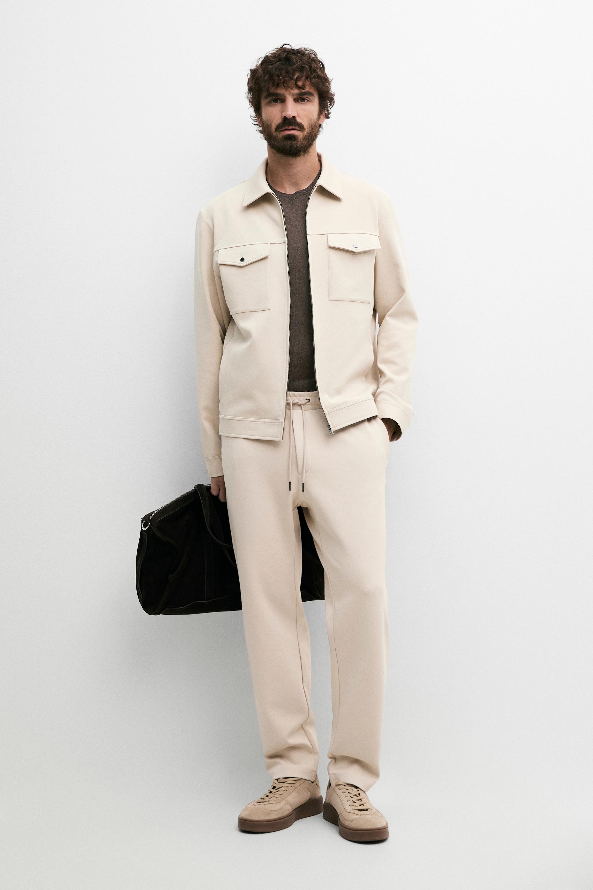 بنطلون رياضي من القطن المخلوط