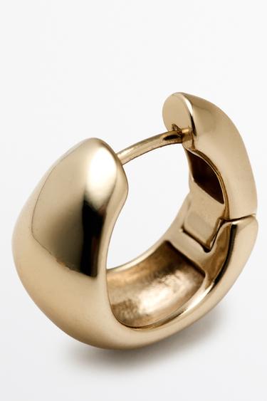 Irregular hoop earrings — GOLDEN 2