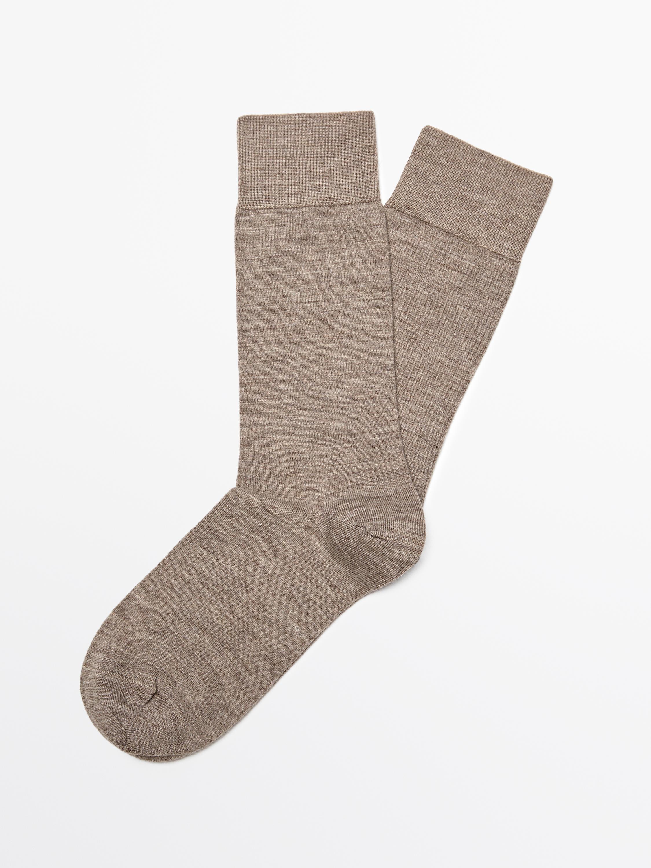 Wool blend socks