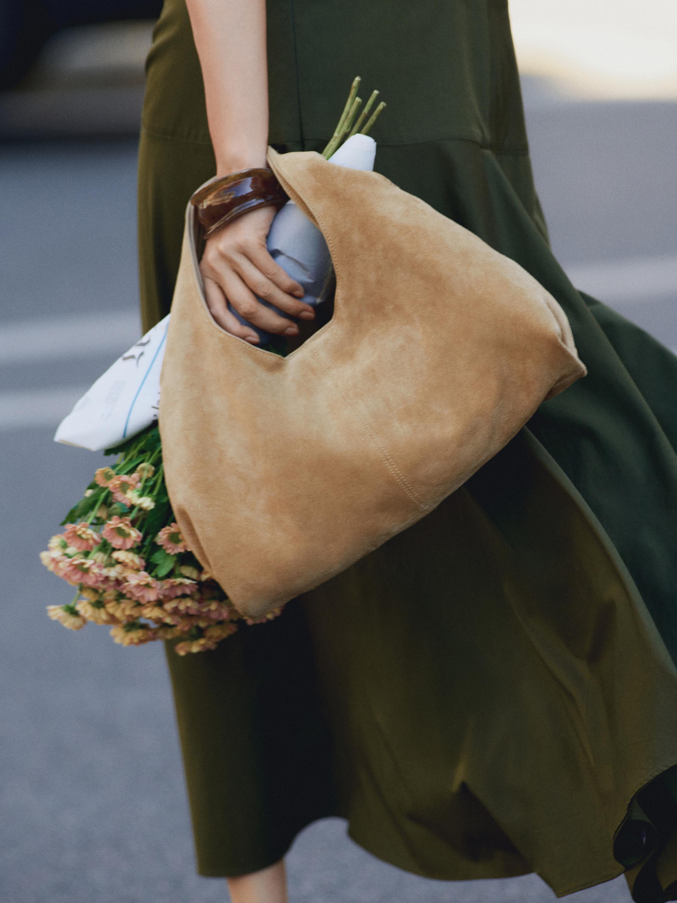 Bolso medio lady piel serraje