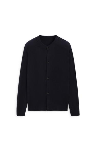 Button-up knit cardigan - LIMITED EDITION — NAVY BLUE 5