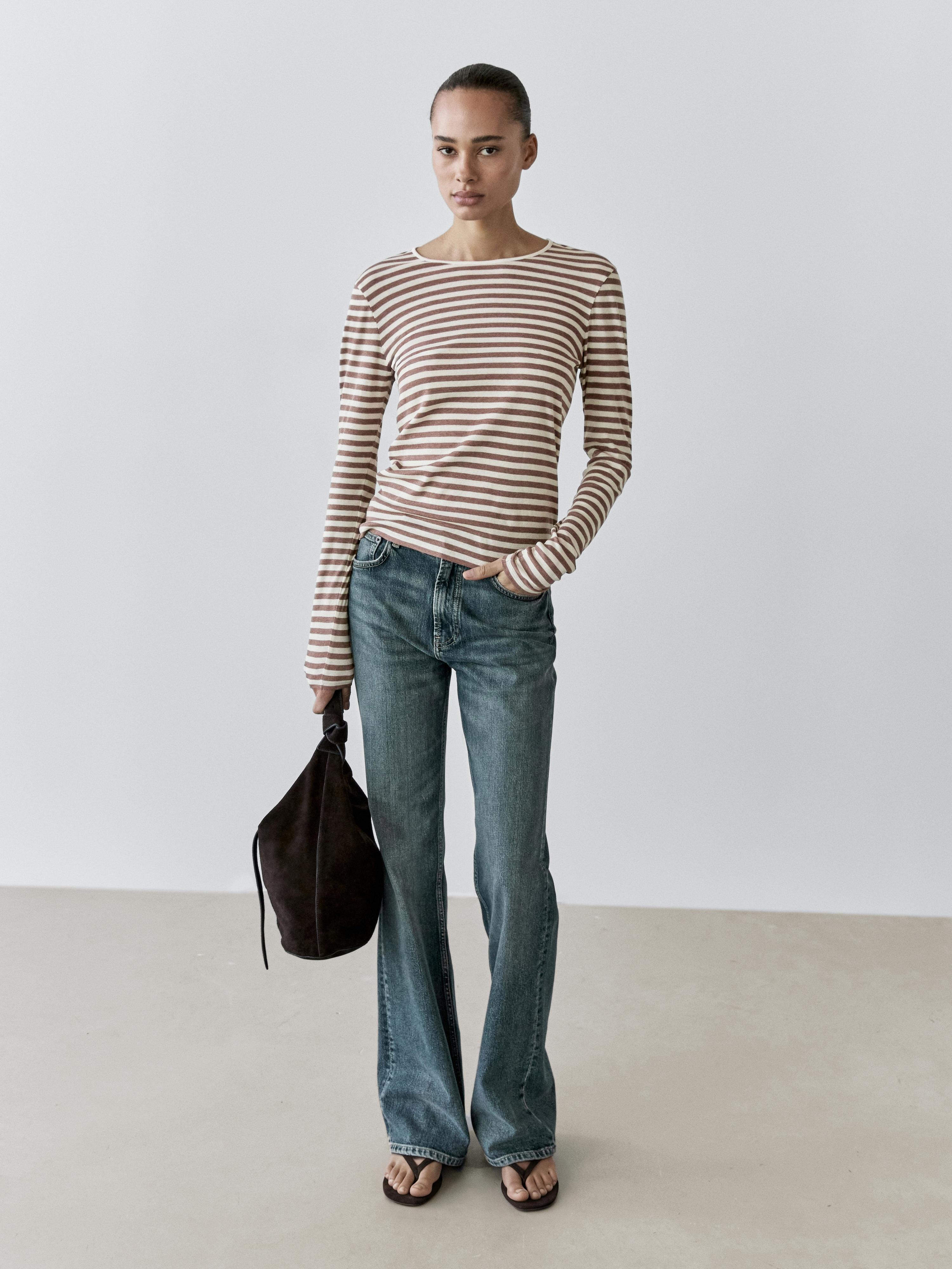 Camiseta rayas 100% algodón