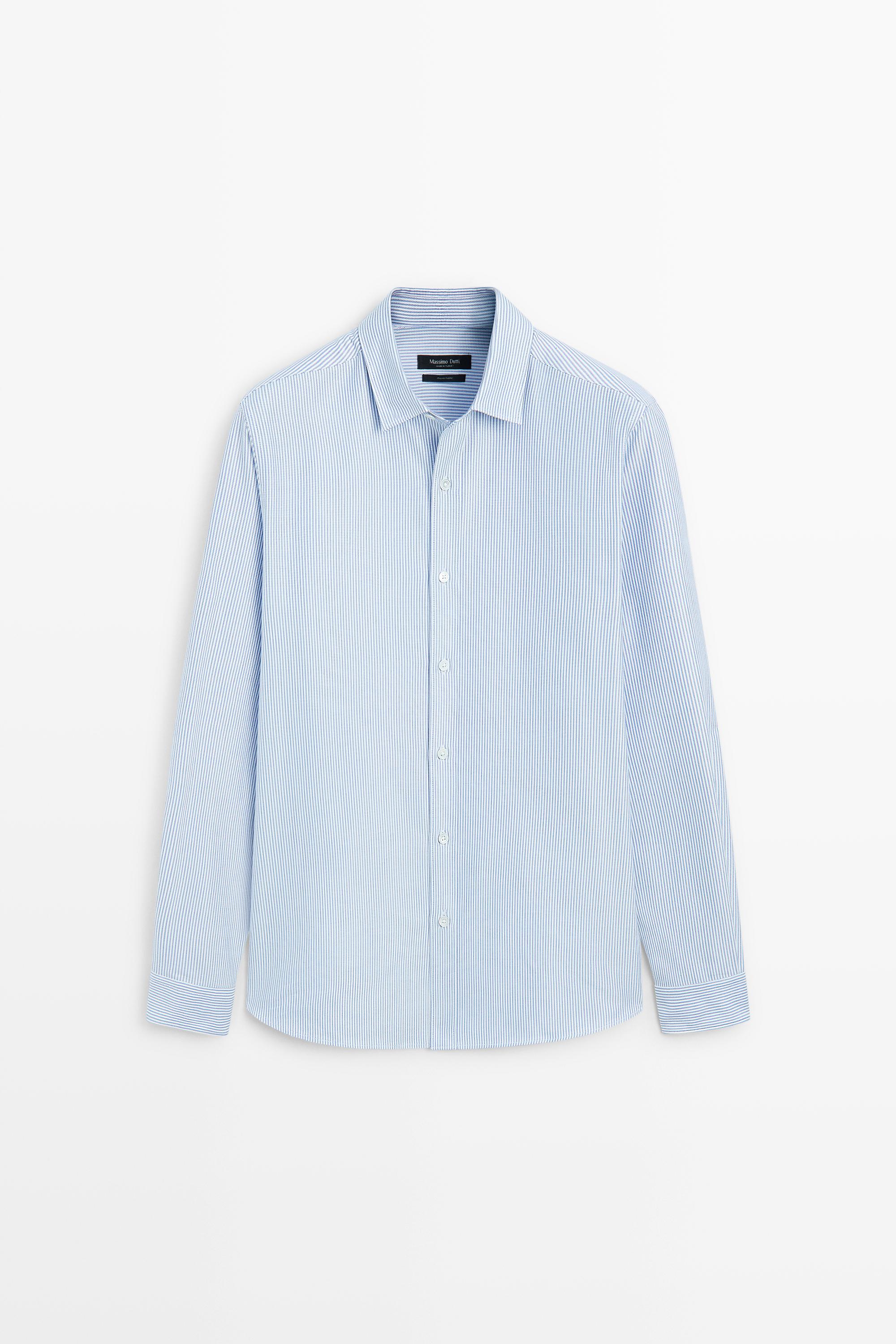 Camisa oxford regular fit rayas